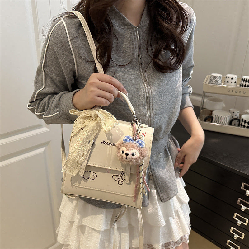 Whimsical Bow Detail Mini Backpack Acalora