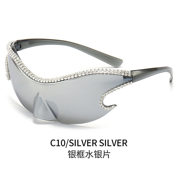 Women's glamorous sunglasses with sparkling rhinestone embellishment Kalsten