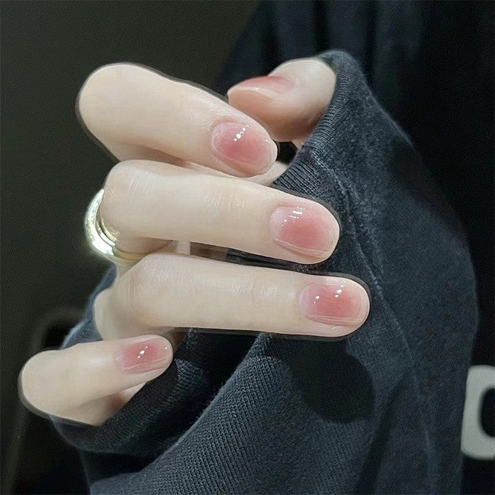 High-gloss artificial nails with rose effect Kalsten