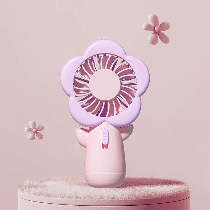 Women Wearable Mini Flower Fan Kalsten