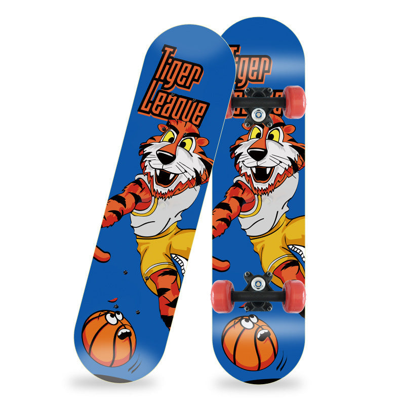 Cartoon-Inspired Mini Skateboard Kalsten