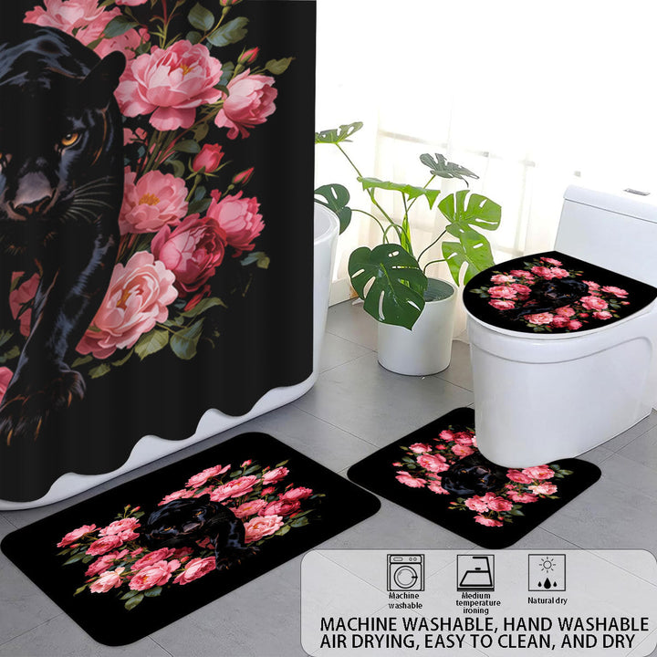 Autumn Leaves Digital Bathroom Set Kalsten