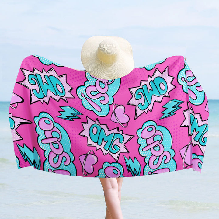 Beach towel with maritime design Kalsten