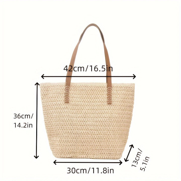 Handbag Made Of Naturally Braided Material Kalsten