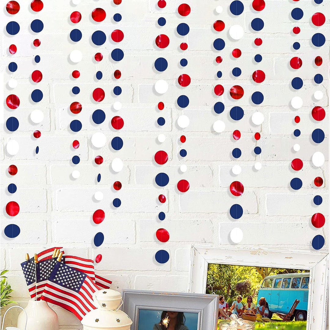 Unisex multi-piece party decoration set with paper fans pom poms bunting garland Kalsten