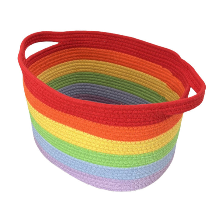 Women's storage basket with colorful stripes Kalsten