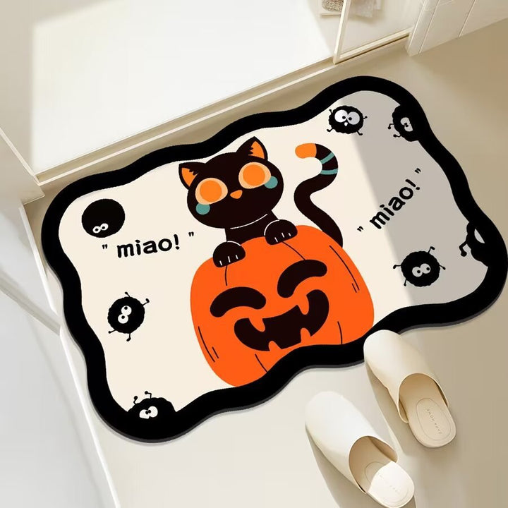 Fun Cat-Themed Bathroom Mat Kalsten