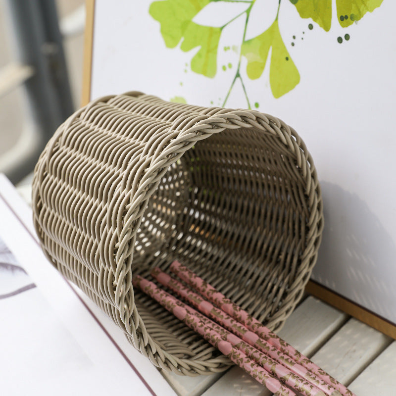 Unisex Round Storage Bowl made of woven material Kalsten