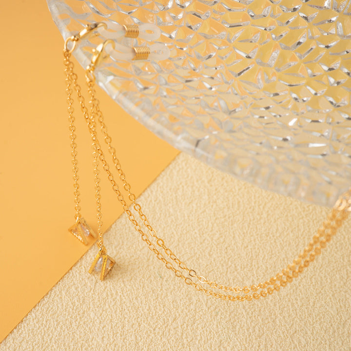 Unique Triangle Pendant Chain Necklace Kalsten