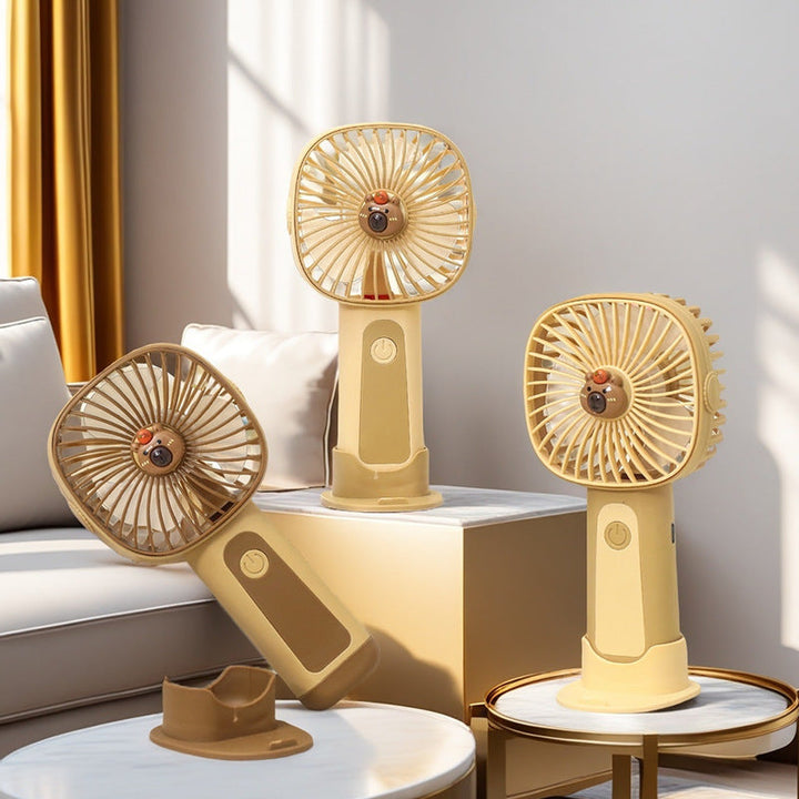 Portable table fan with flexible tilt adjustment Kalsten