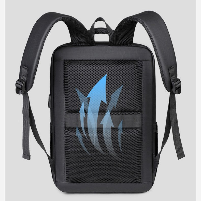 More modern laptop backpack with integrated security system and thoughtful interior Kalsten