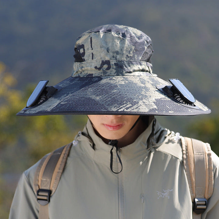 wide-brimmed outdoor sun hat with UV protection, breathable mesh, and adjustable chin strap Kalsten