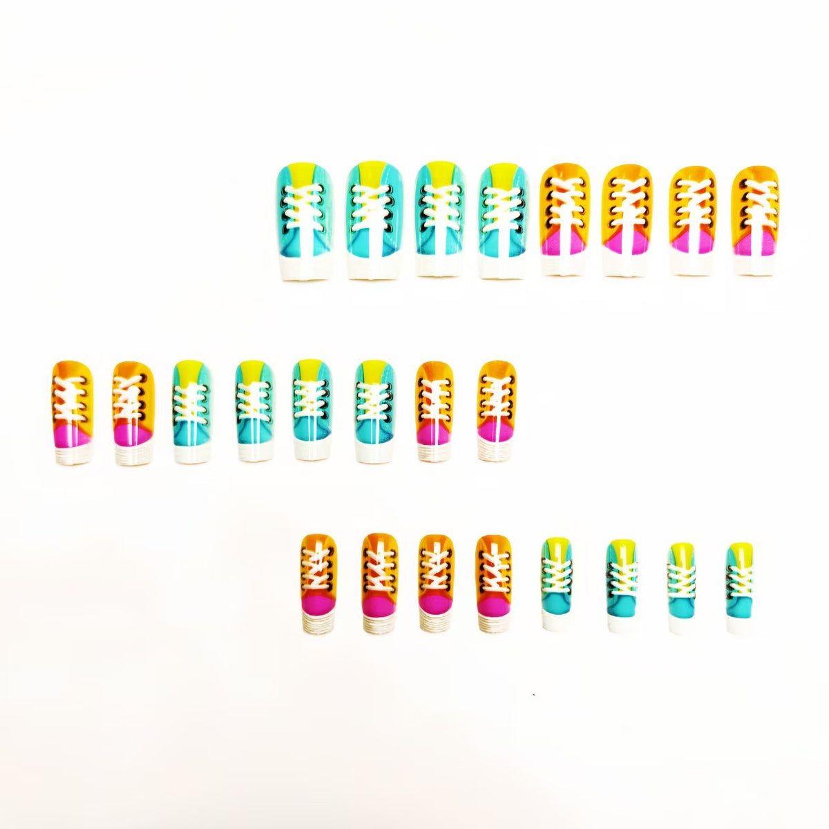 Fun Creative Sneaker Nail Art Acalora