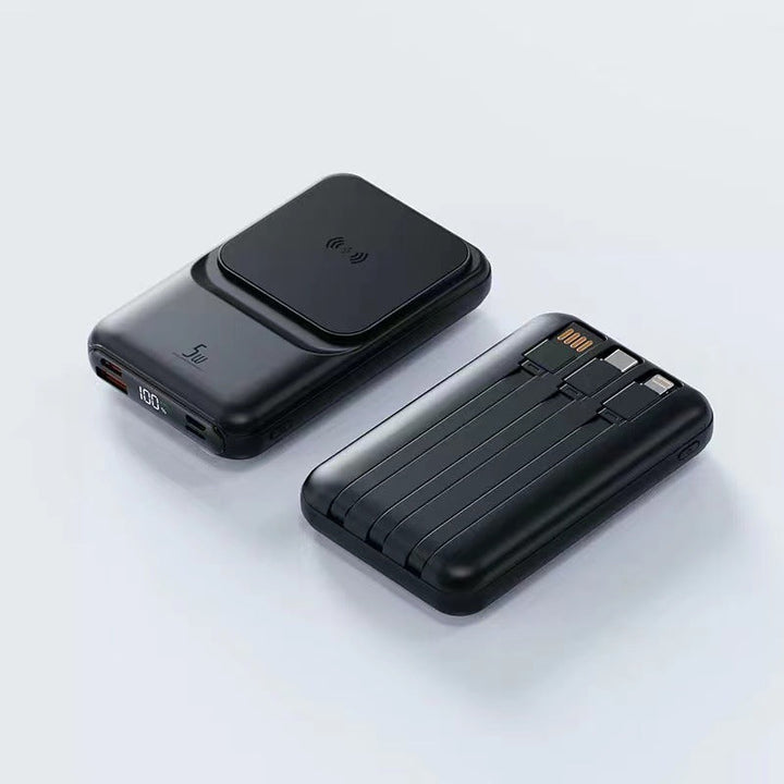 Portable Wireless Charger with Integrated Multi-Charging Station Kalsten