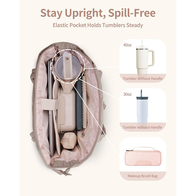 Multifunctional tote bag with practical compartments Kalsten