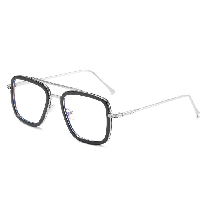 Women's fashionable square sunglasses with luxurious metal frame Kalsten