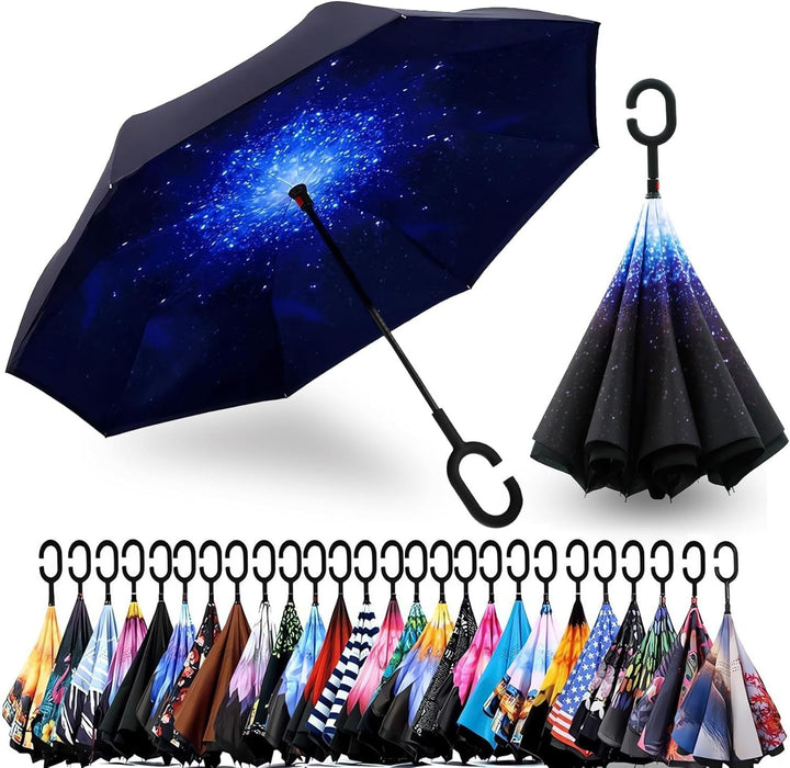 Ladies Automatic Umbrella with Elegant C-Handle Kalsten