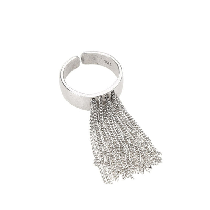 Stylish ring with filigree tassel design Kalsten