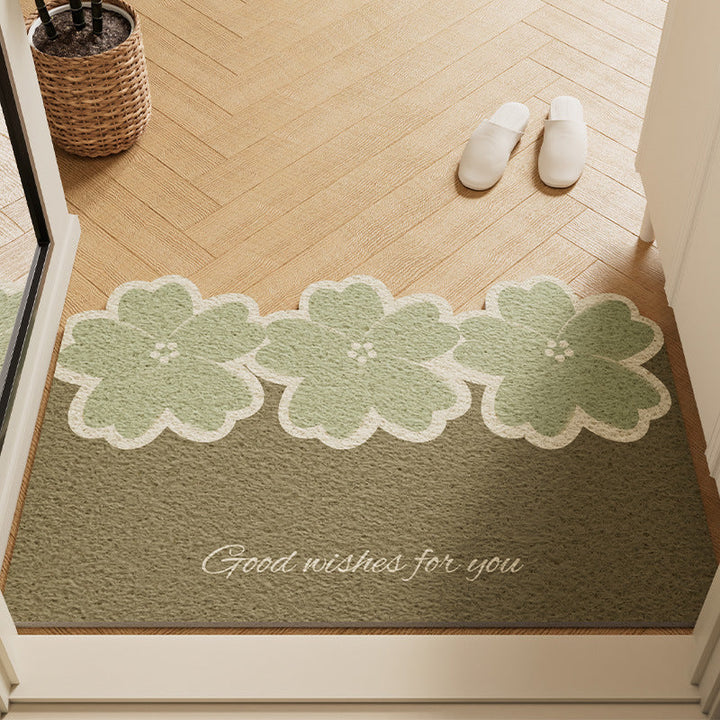 Floral Welcome Doormat