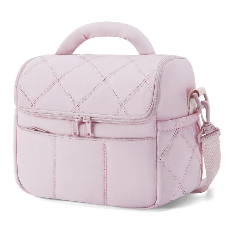 Insulated cosmetic bag with multiple compartments Kalsten