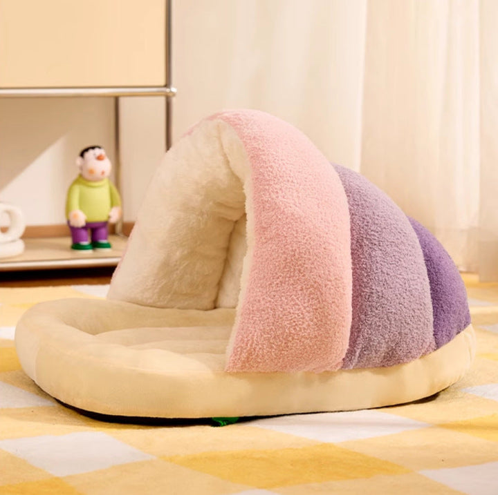 Cozy Enclosed Snug Dog Bed
