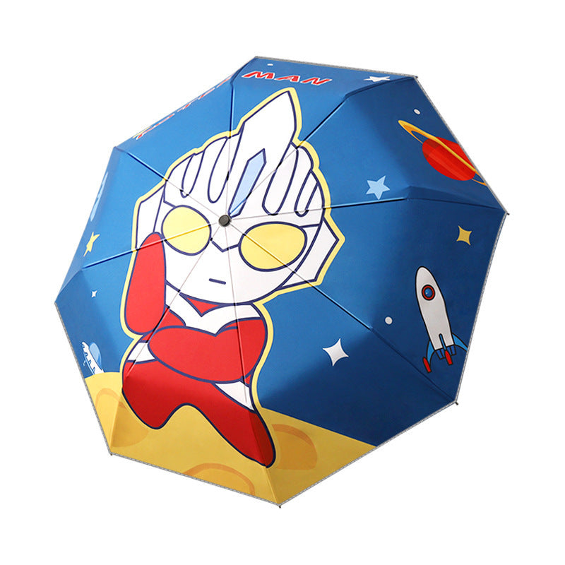 Ladies innovative folding umbrella with graphics Kalsten
