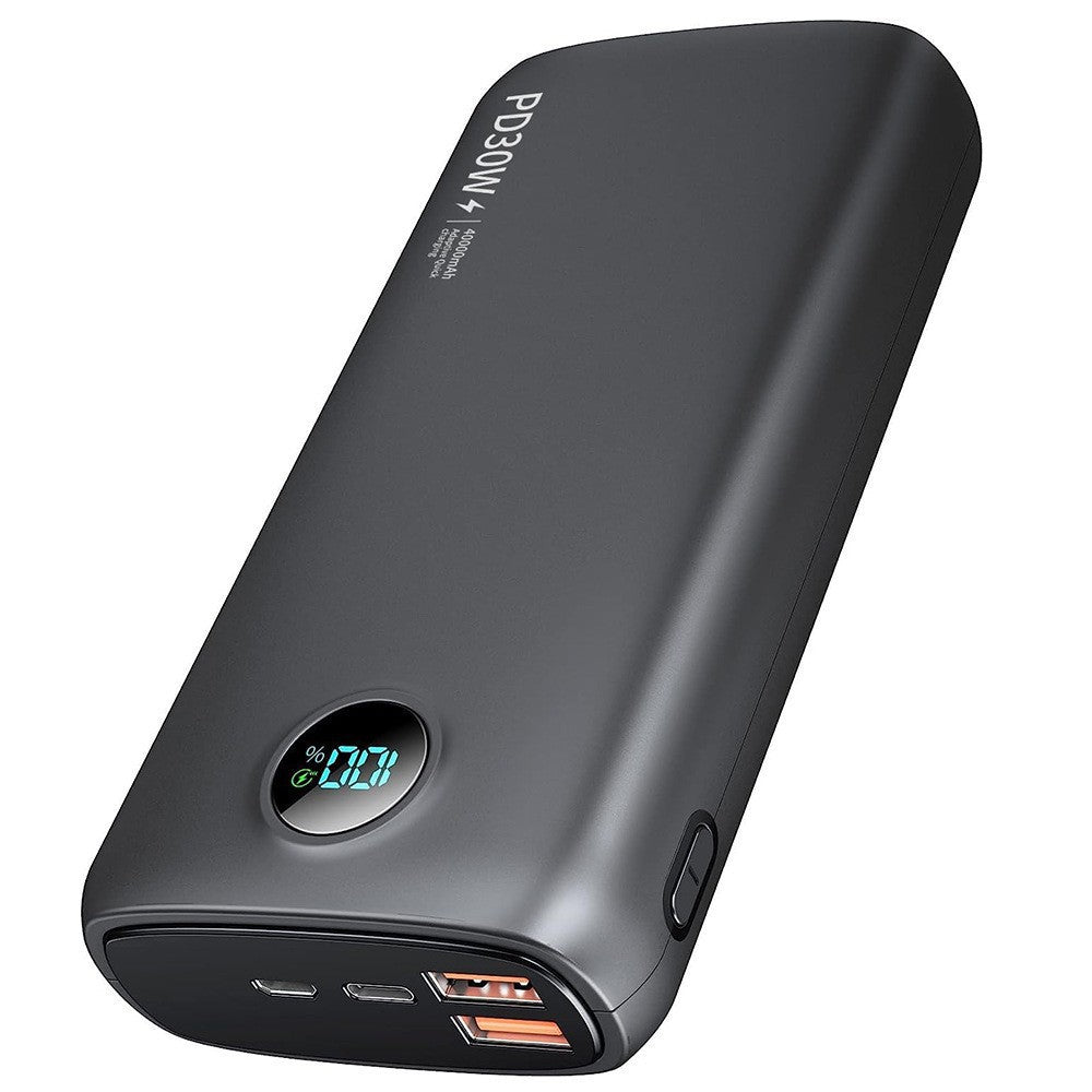 Portable power bank with digital charging display and LED lamp Kalsten