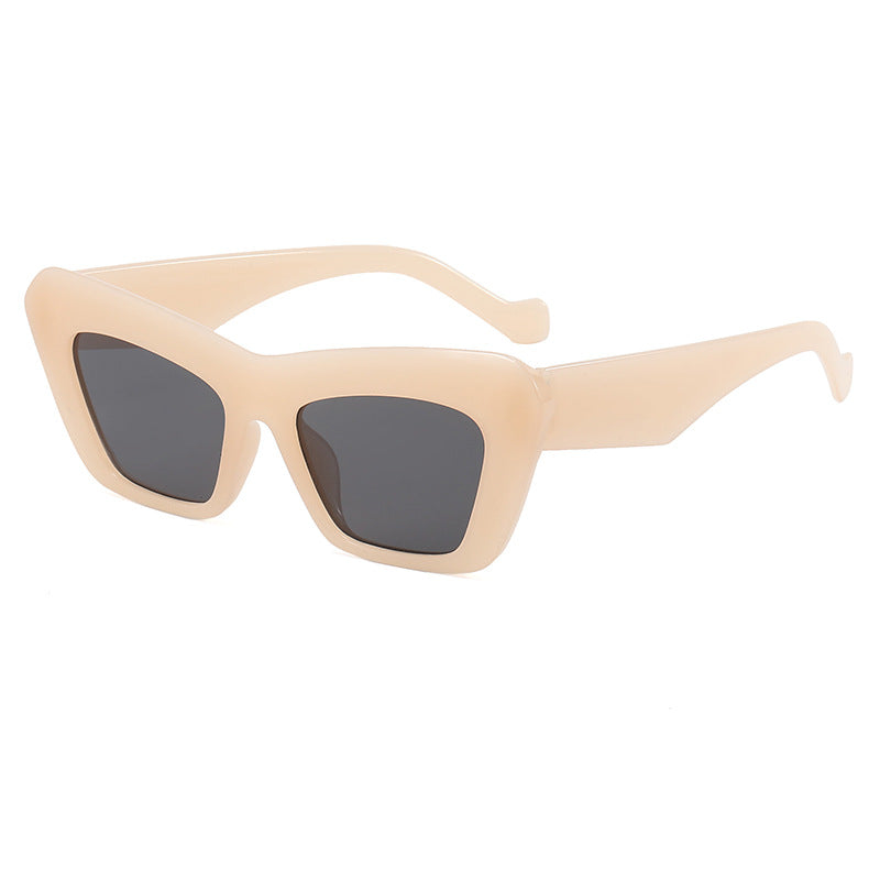 Women's fashionable oversized sunglasses with angular frame Kalsten