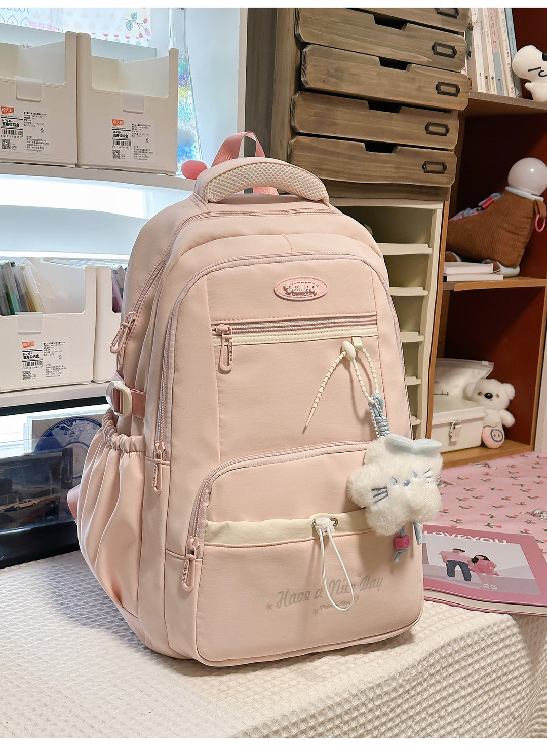 Multi-Pocket Laptop School Backpack