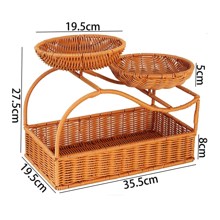 Ladies' Fruit and Vegetable Basket on High Shelf Kalsten