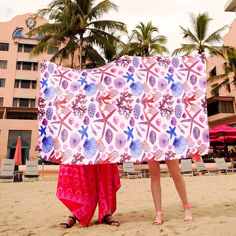 Beach blanket with creative art design Kalsten