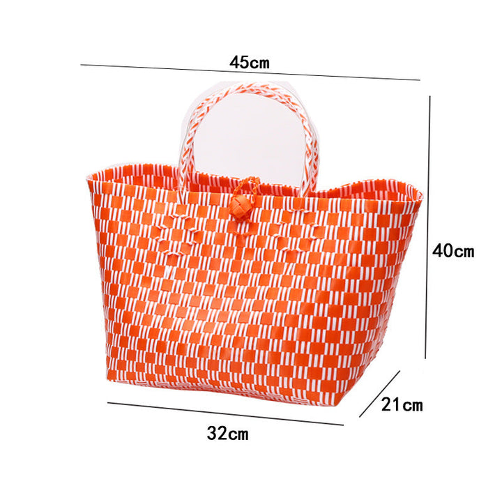 Large Capacity Woven Shopping Tote Kalsten