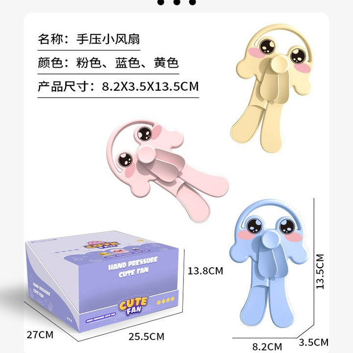Unisex Handheld Printing Fan Kalsten