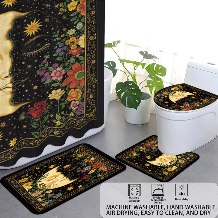 Artistic Highland Cow Bathroom Set Kalsten