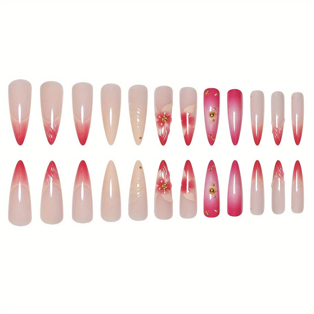 Decorative Press-On Nail Set Kalsten