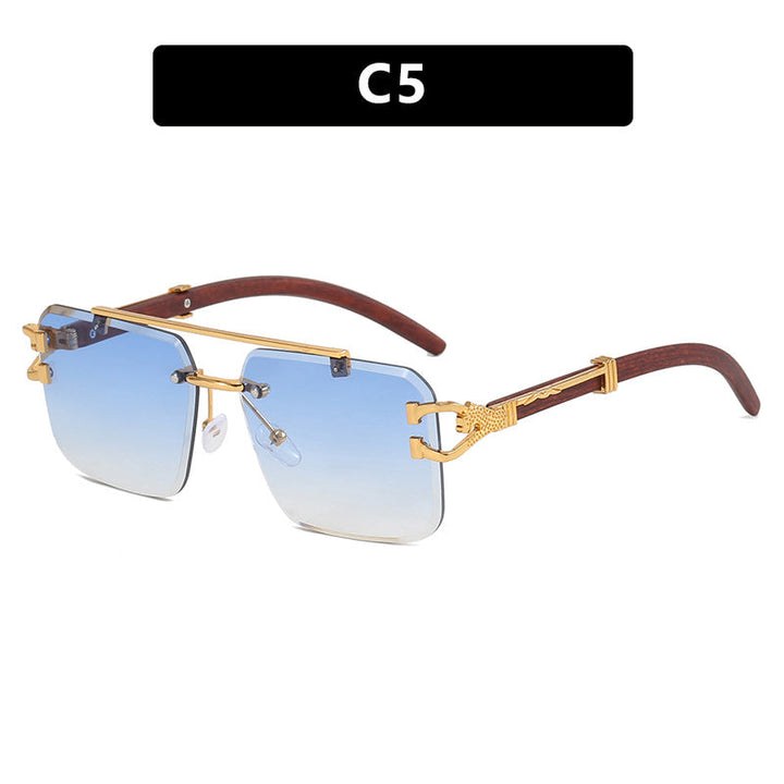 Women's fashionable glasses with innovative frame and luxurious wood detail Kalsten