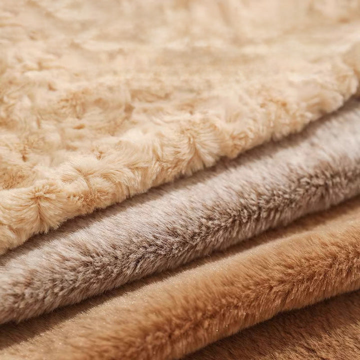 Plush Bear-Shaped Dog Bed