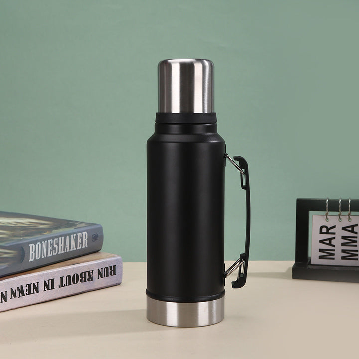 Unisex Insulated Stainless Steel Water Bottle with Carrying Handle Kalsten