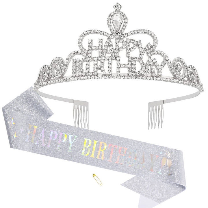 Women Funkenkrone with "Happy Birthday" lettering Kalsten