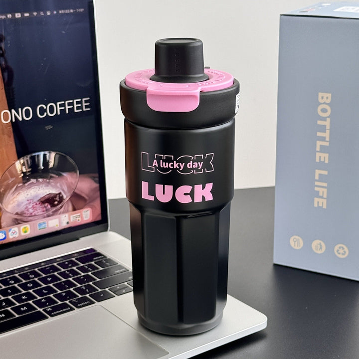 Ladies stylish coffee mug with spill-proof lid Kalsten