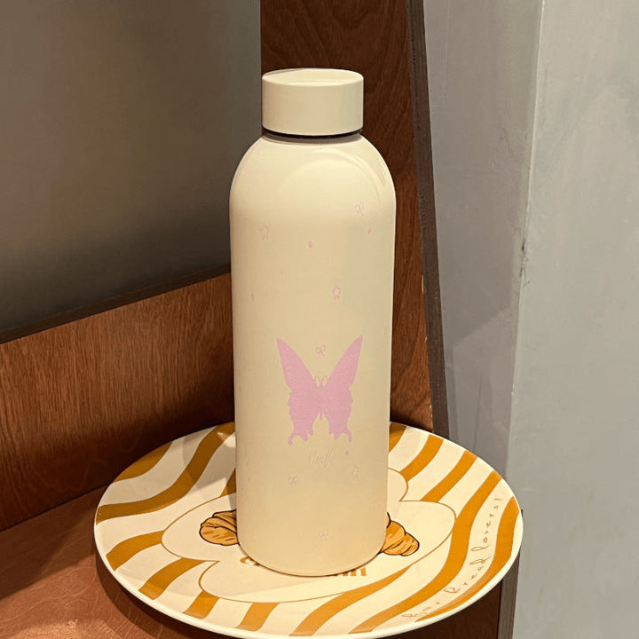 Ladies Insulated Bottle with Playful Dog Motif Kalsten