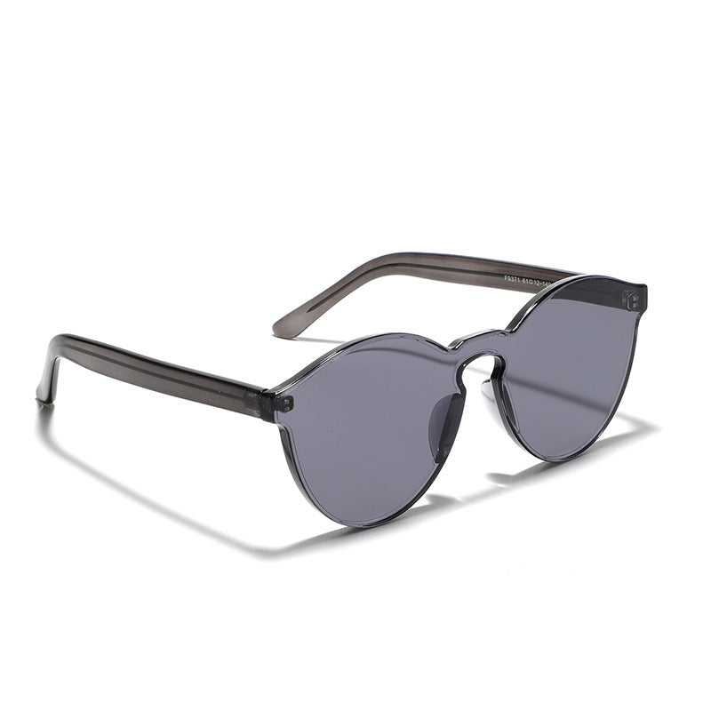 Women's stylish round sunglasses with innovative frame Wide Kalsten