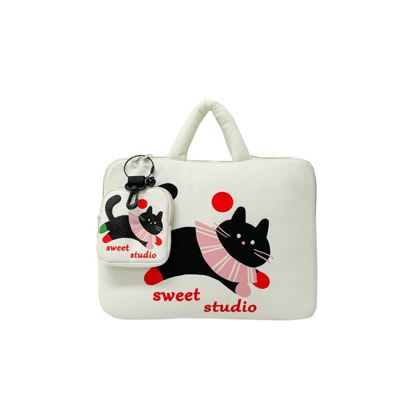Laptop bag with creative cat pattern Kalsten
