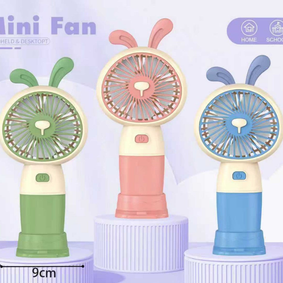 Unisex Handheld Fan with flexible design and integrated USB charging function Kalsten