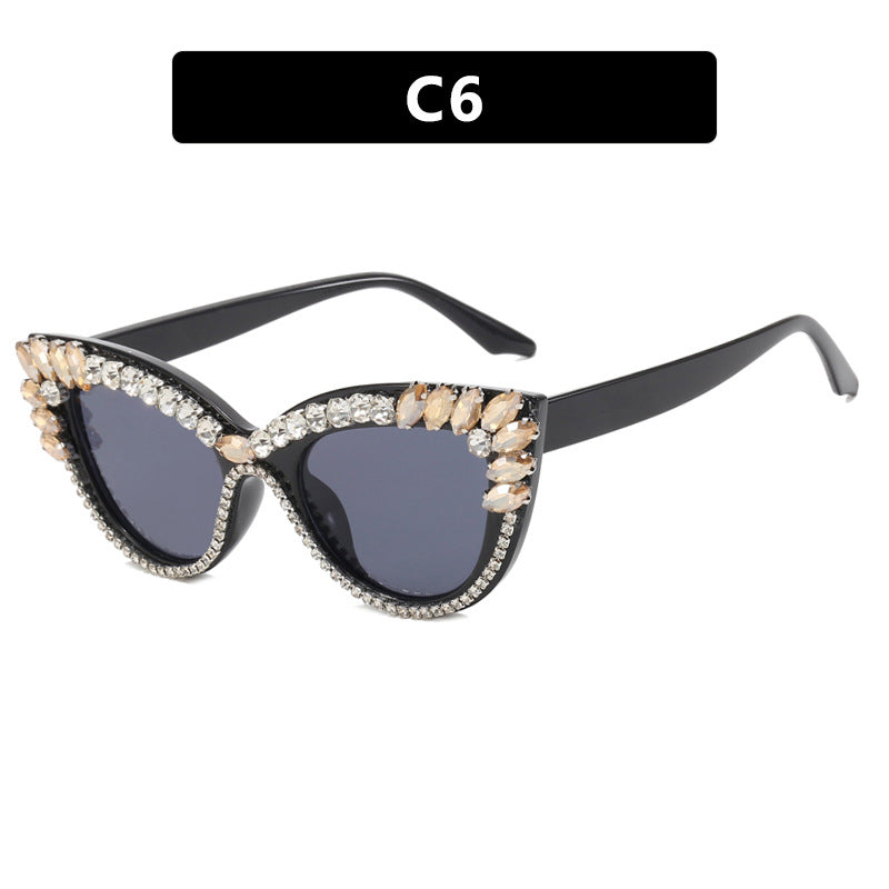 Women's extravagant Cat-Eye sunglasses with sparkling rhinestone embellishment Kalsten