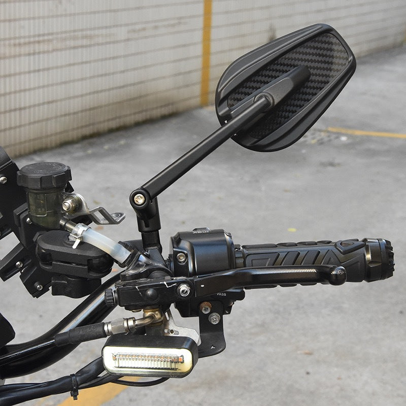 Motorcycle rearview mirror with modern design made of aluminum Kalsten