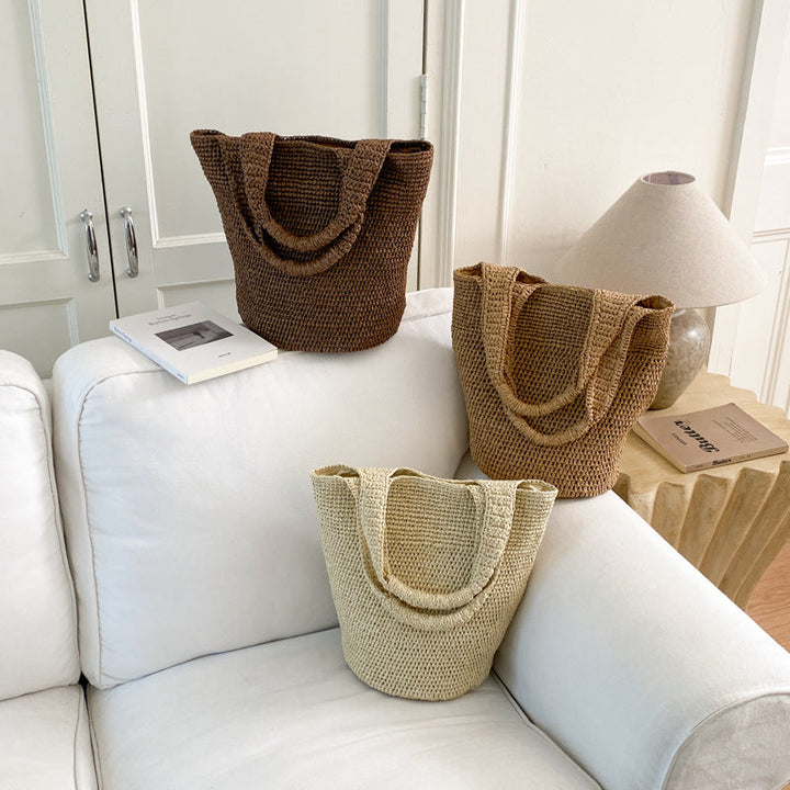 Handmade straw bag Kalsten