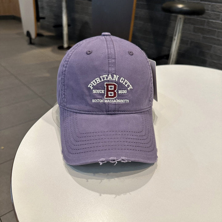 Men's Vintage-Inspired Embroidered Baseball Cap Kalsten