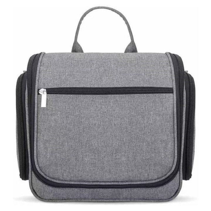Elegant cosmetic bag with hanging hook and versatile compartments Kalsten