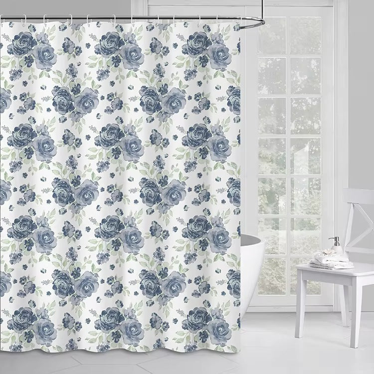 Floral Patterned Shower Curtain Kalsten
